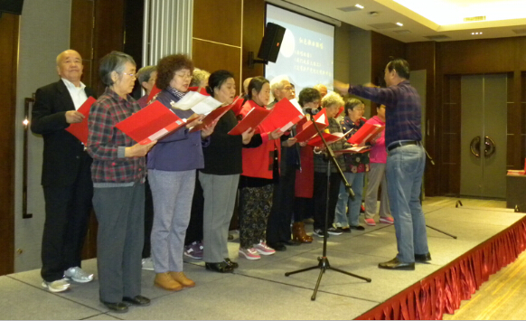 盟员自编自演节目，举办2017年在长台胞“不忘初心.爱国爱乡”迎国庆 庆中秋联欢话会
